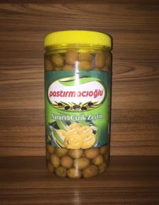 900gr'lık çizik yeşil zeytin
