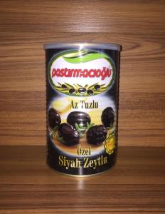 800 gr'lık özel siyah zeytin